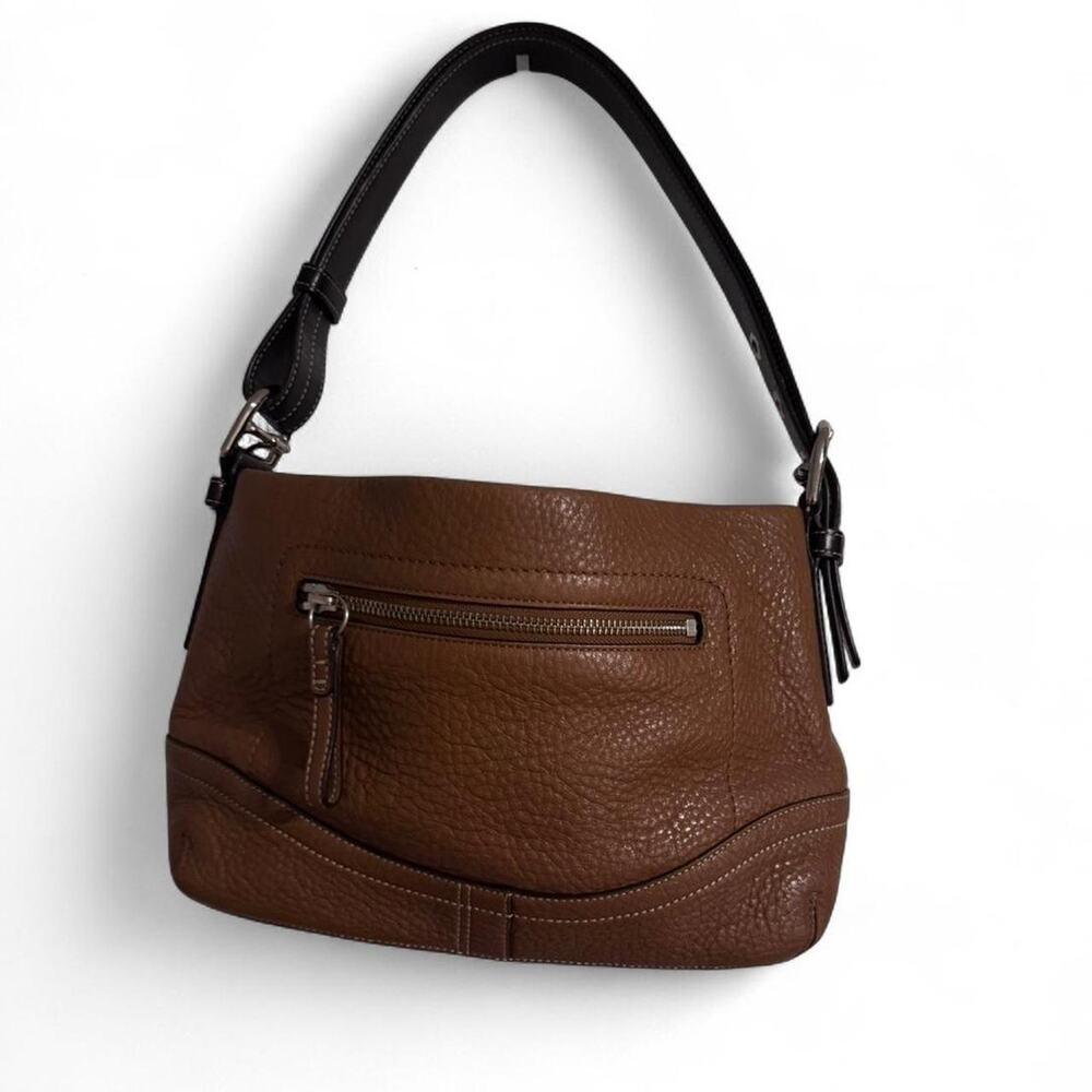Vintage coach leather baguette soho Y2k hobo bag - Picture 2 of 10